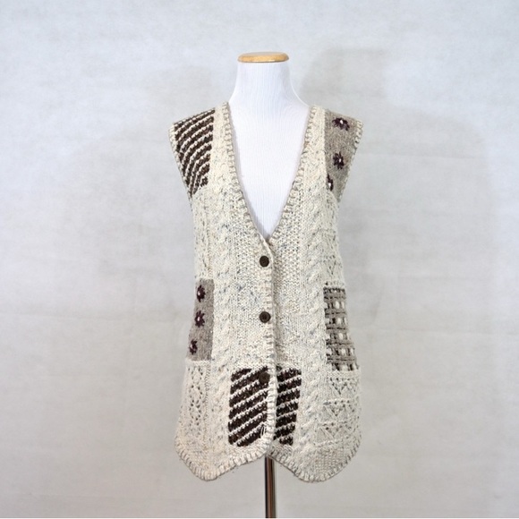 EXPRESS TRICOT 90s Vintage Knit Cardigan - Picture 2 of 8